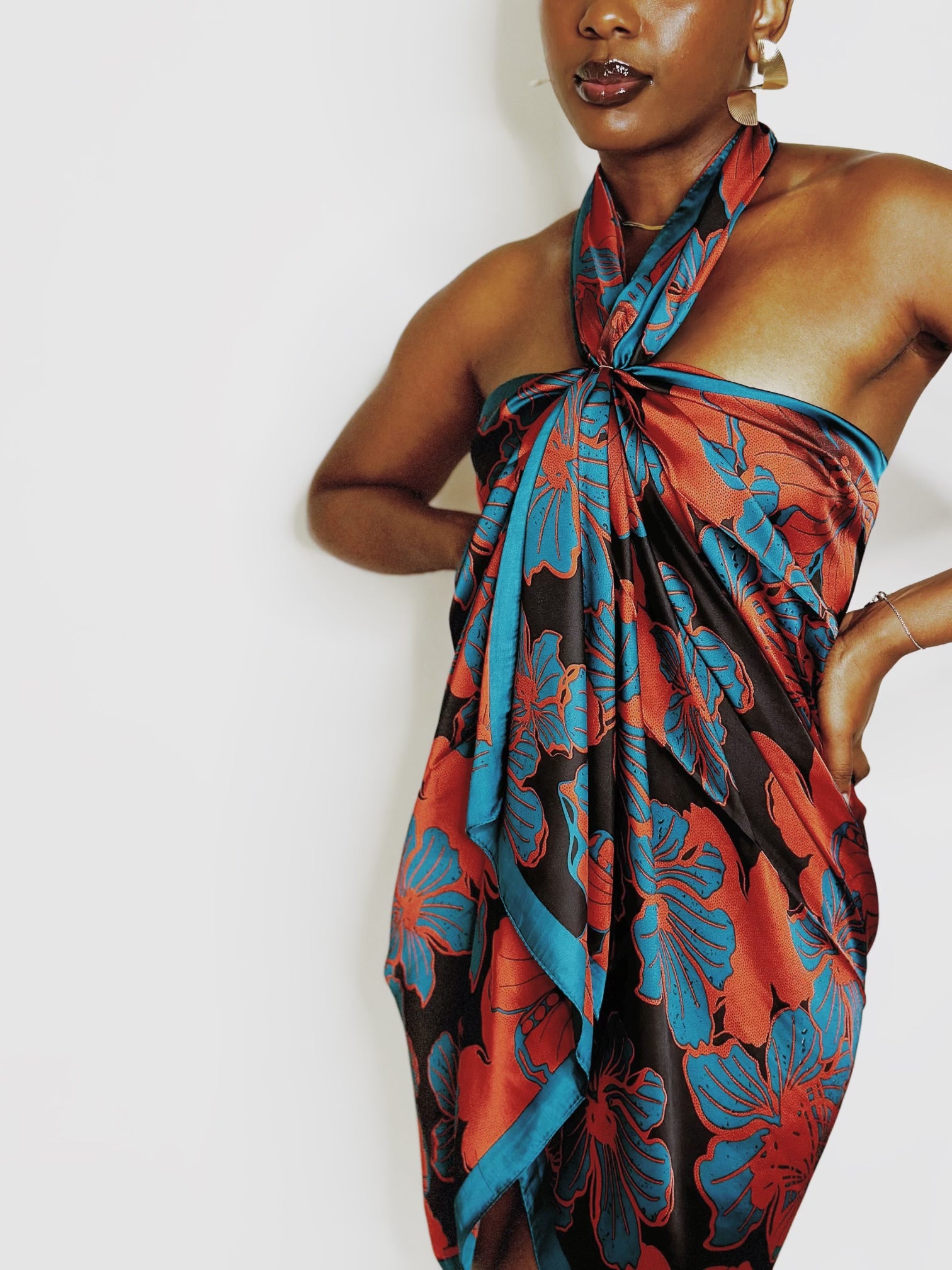 Marrakech Bloom Fashion Scarf